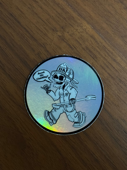 2" Custom Hardknox Sunday holographic sticker