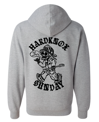 HARDKNOX CUSTOM LOGO LIGHT WEIGHT ZIP-UP HOODIE