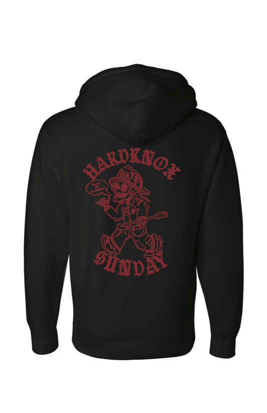Hardknox Custom Red Logo Hoodie