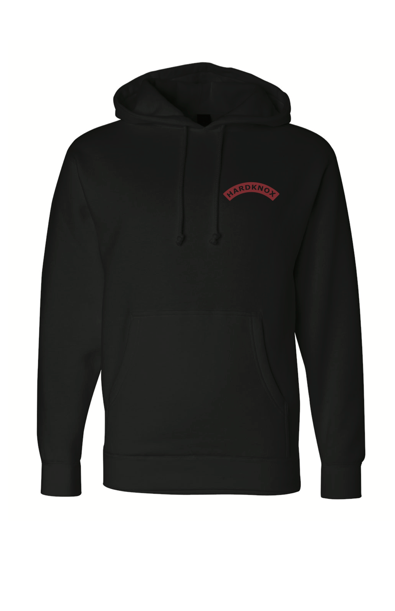 Hardknox Custom Red Logo Hoodie