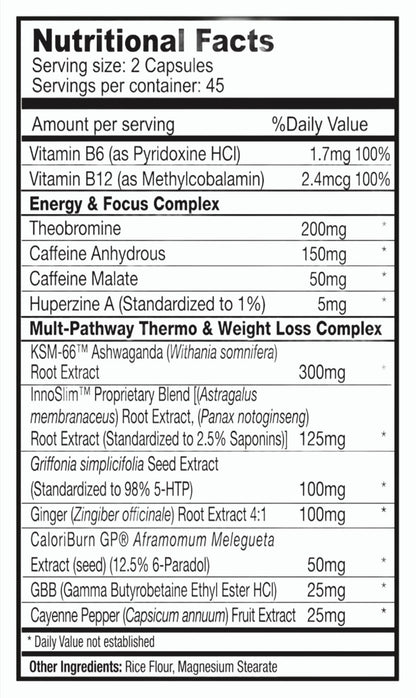 "Cutters Edge" - Fat Burner