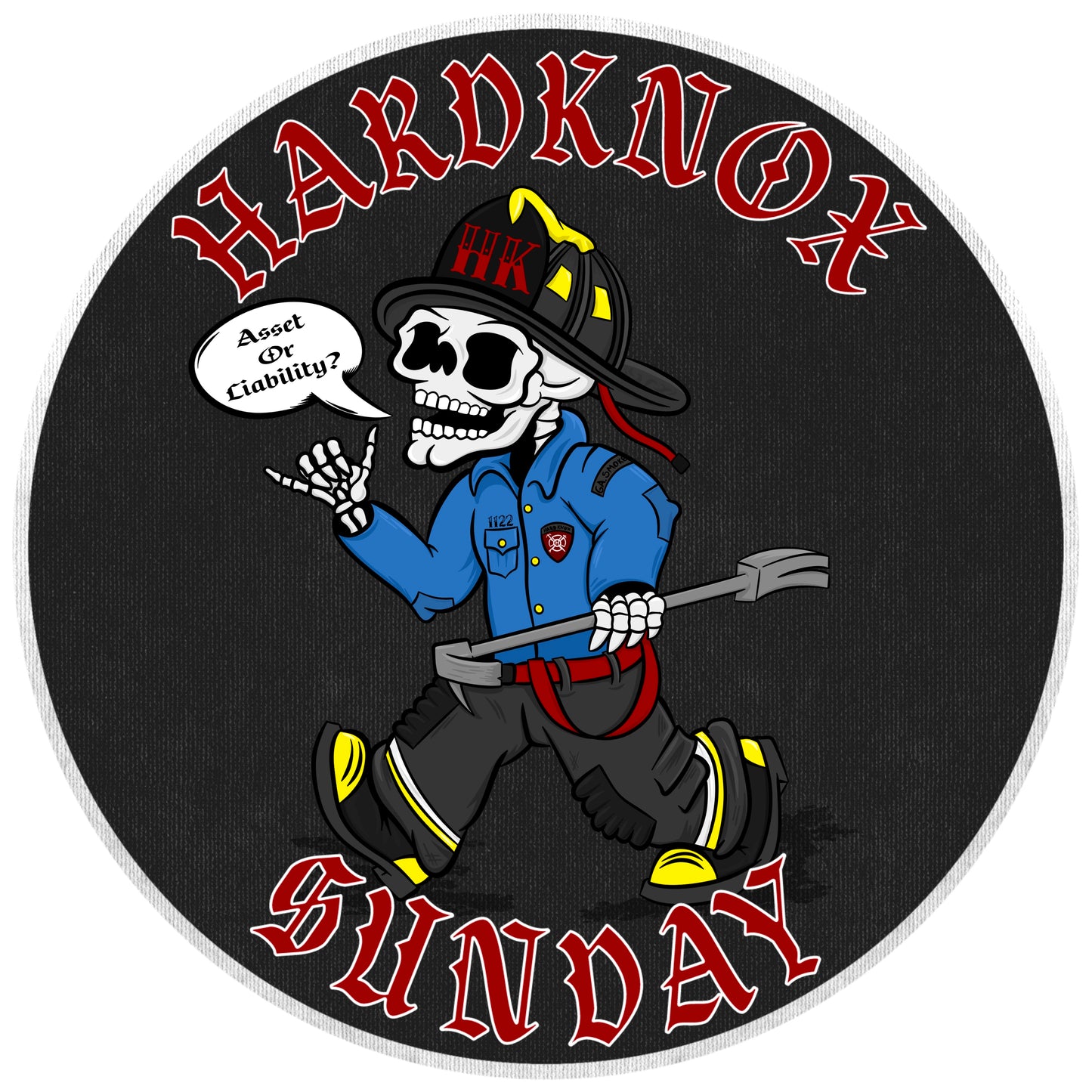 Hardknox Sunday Circle Sticker